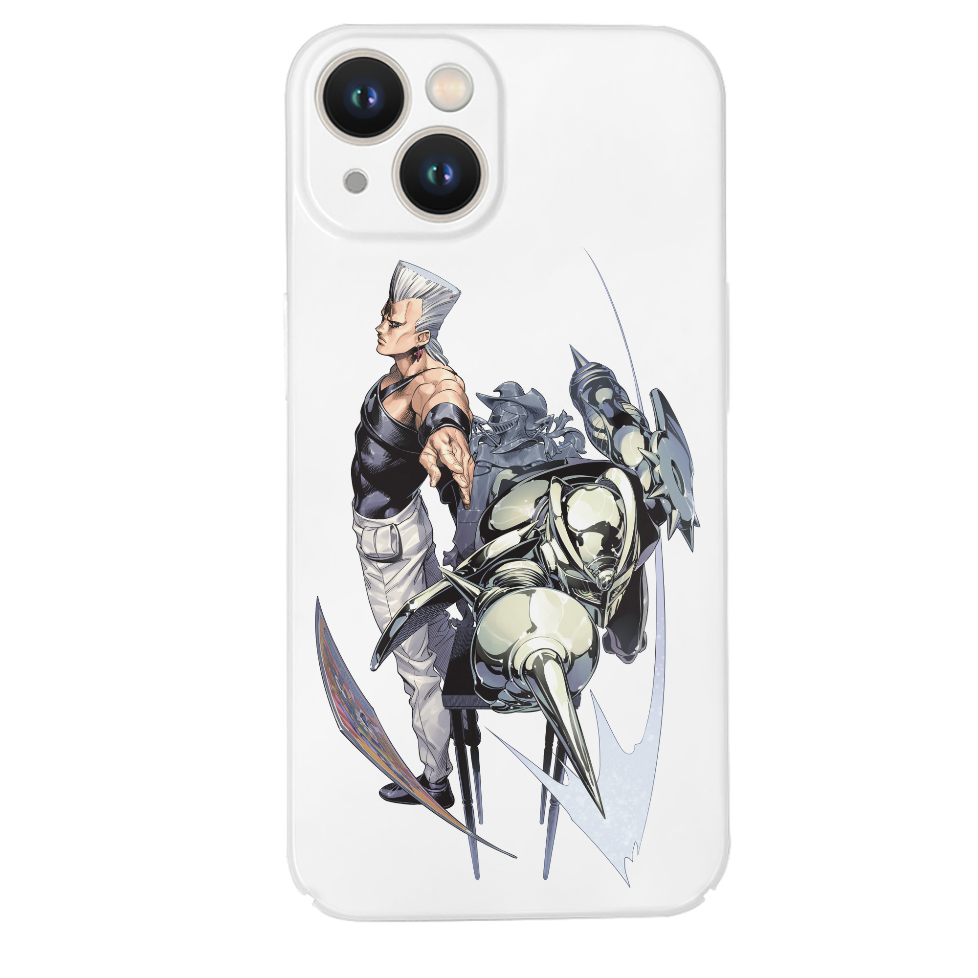 （画像用） ジョジョの奇妙な冒険 ジャン＝ピエール?ポルナレフ JoJo's Bizarre Adventure Jan Pierre Polnareff 【iPhone 14シリーズ対応】ハードケース